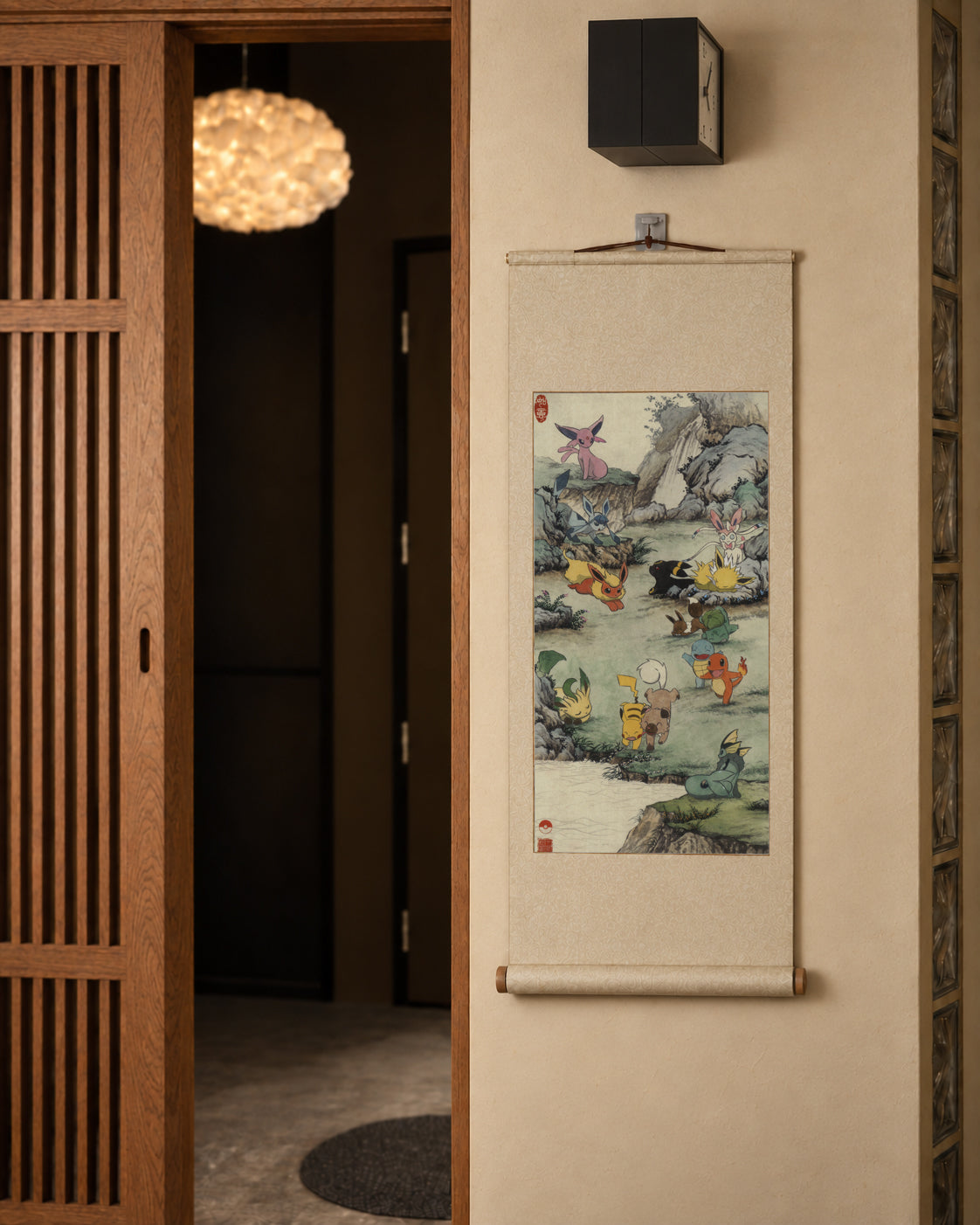 Paint No.1 — hanging scroll, front view