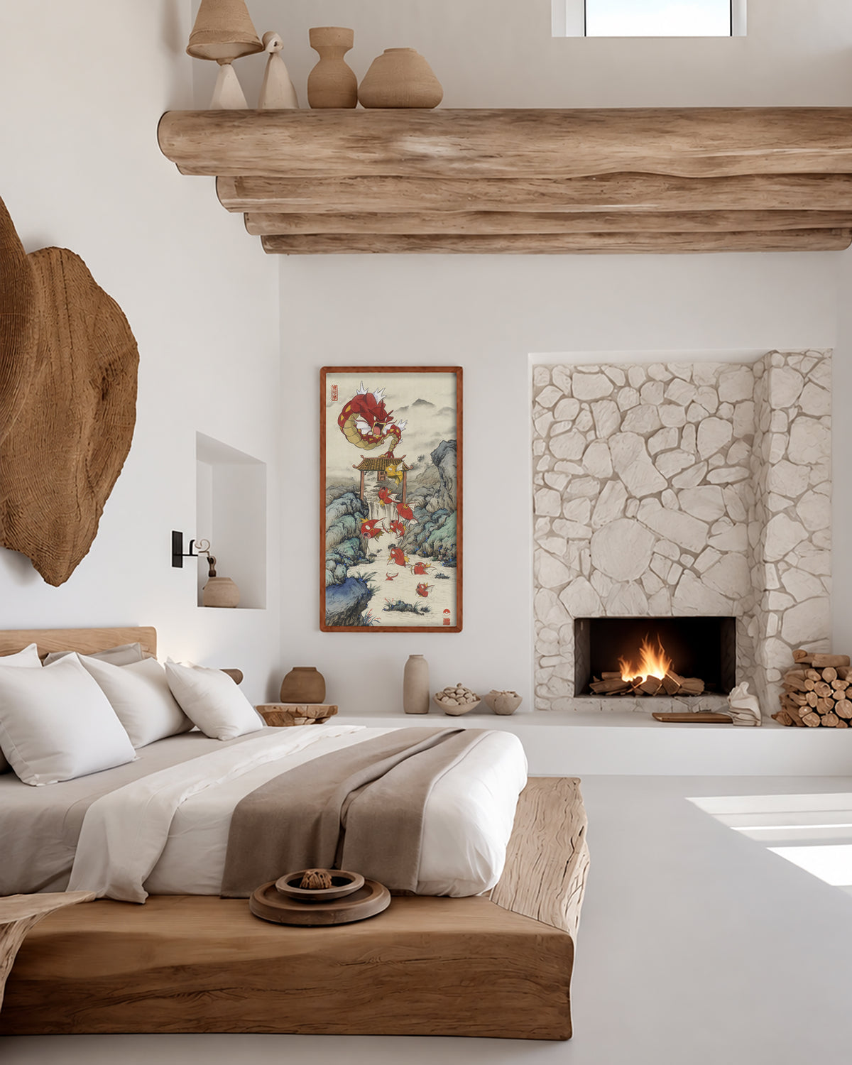 Paint No.04 — large solid wood frame in a room