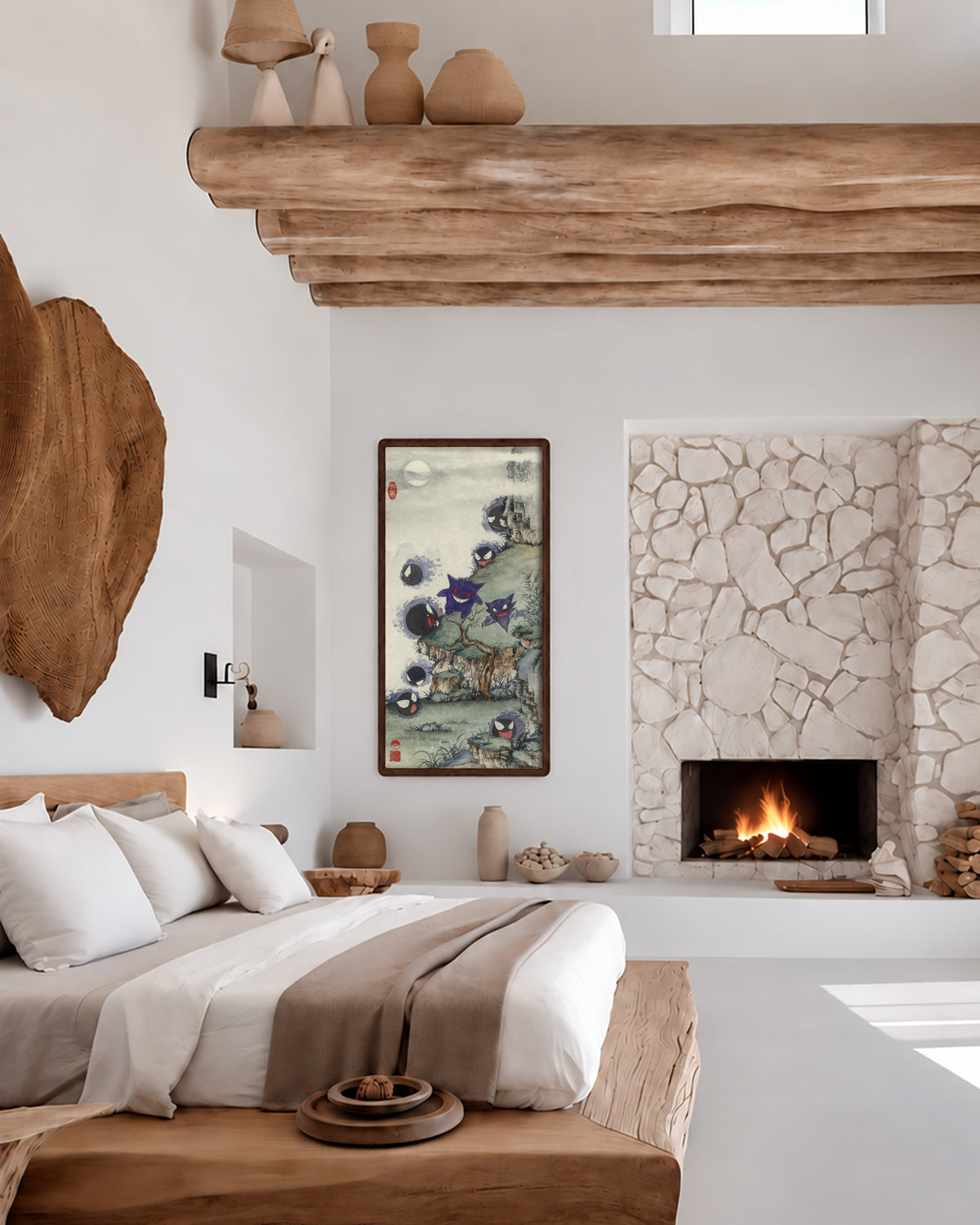 Paint No.14 — large solid wood frame in a room