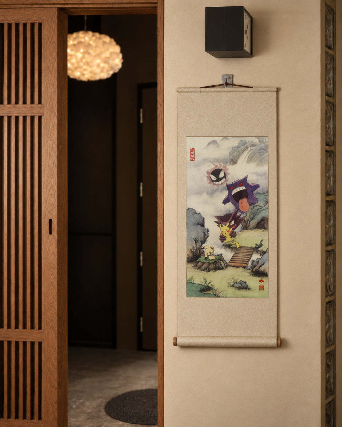 Paint No.17 — hanging scroll, front view