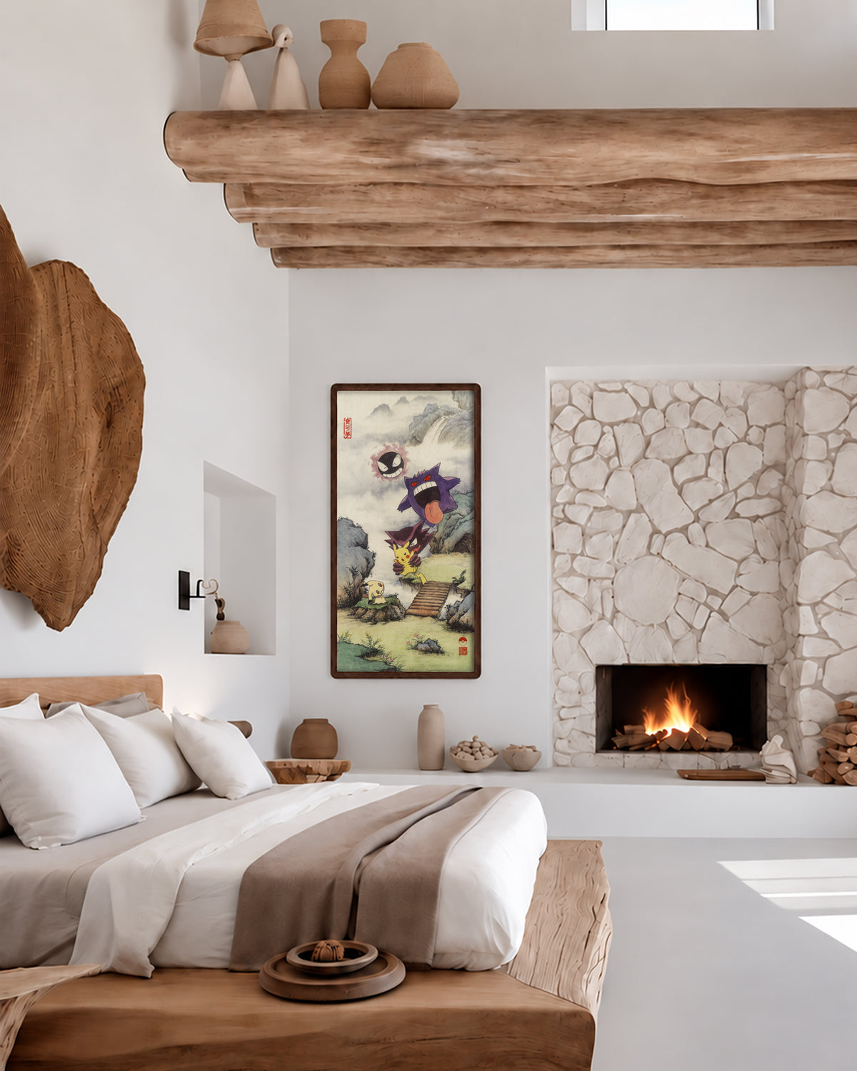 Paint No.17 — large solid wood frame in a room