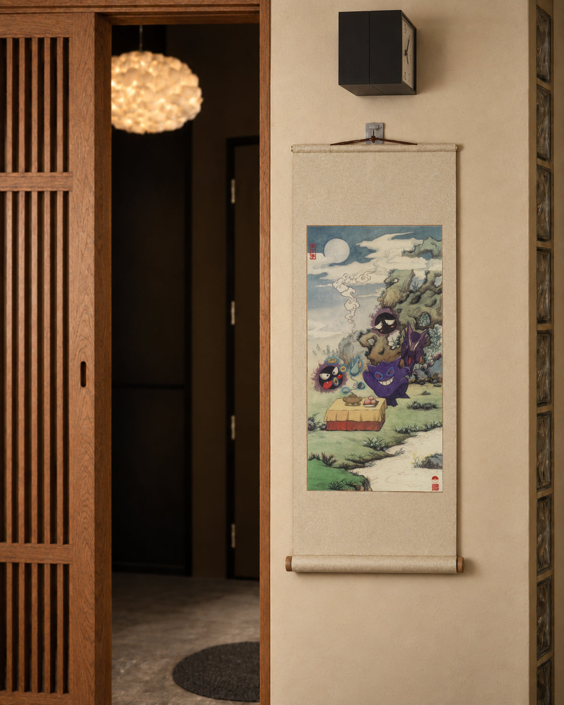 Paint No.18 — hanging scroll, front view