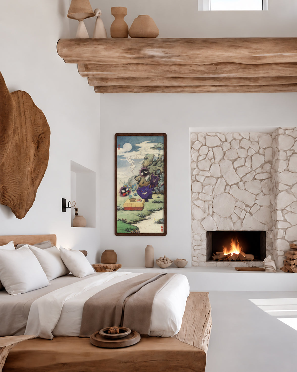 Paint No.18 — large solid wood frame in a room