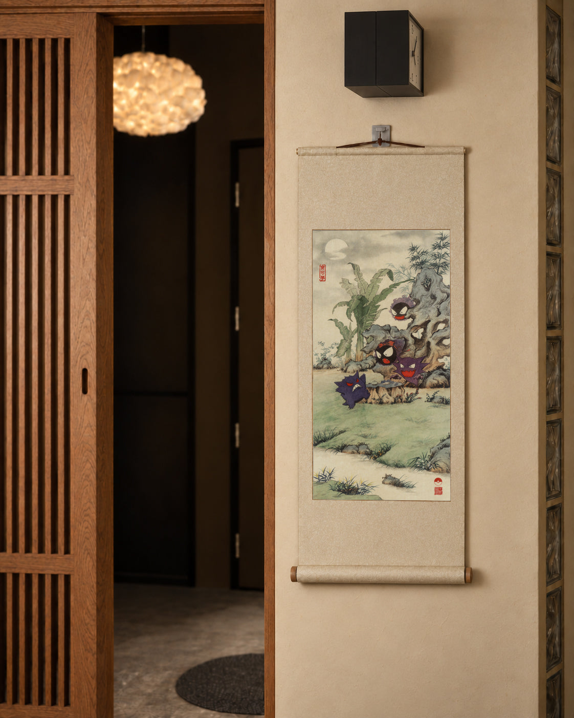Paint No.19 — hanging scroll, front view