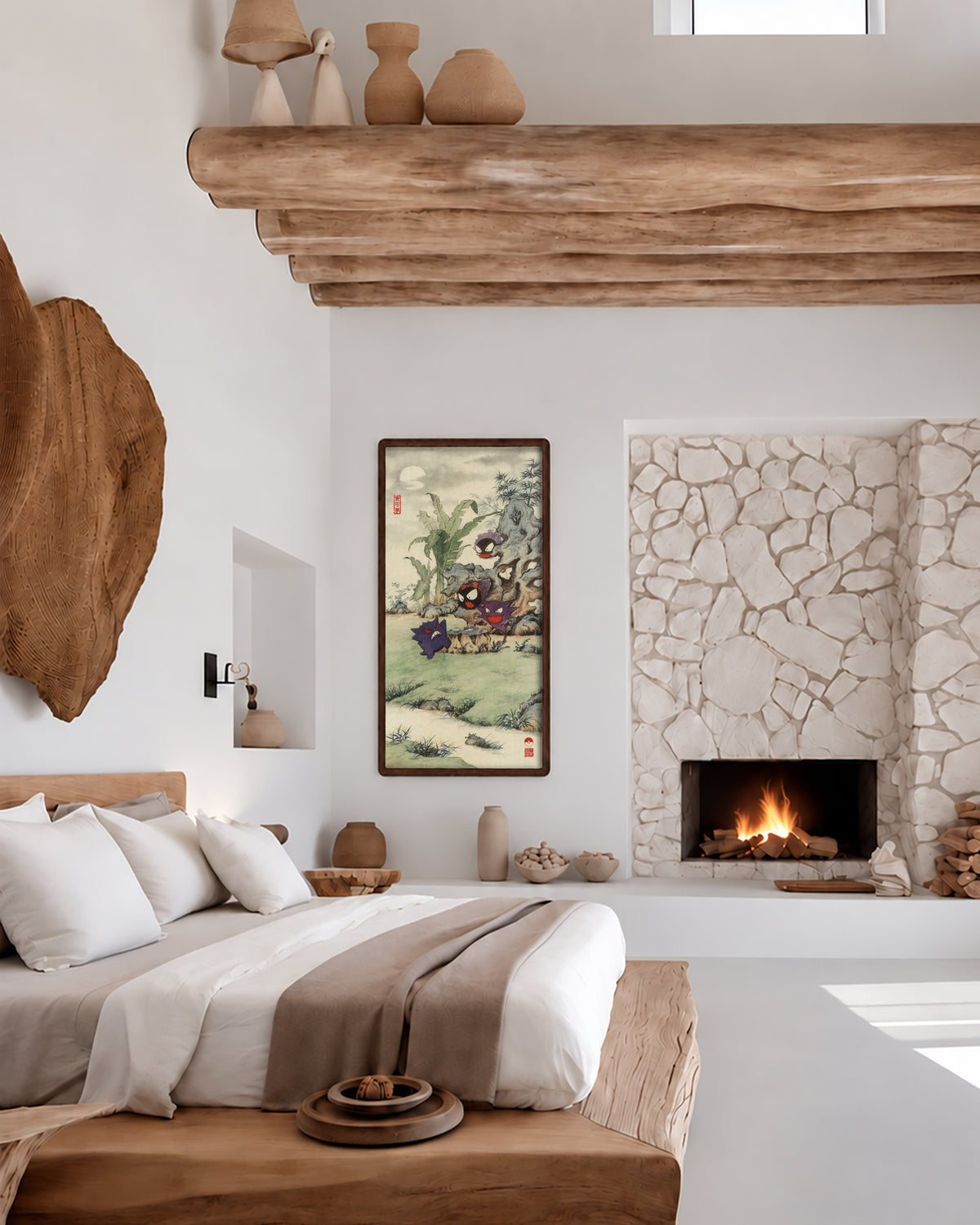 Paint No.19 — large solid wood frame in a room