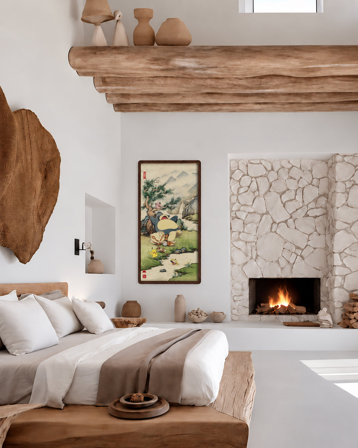 Paint No.20 — large solid wood frame in a room