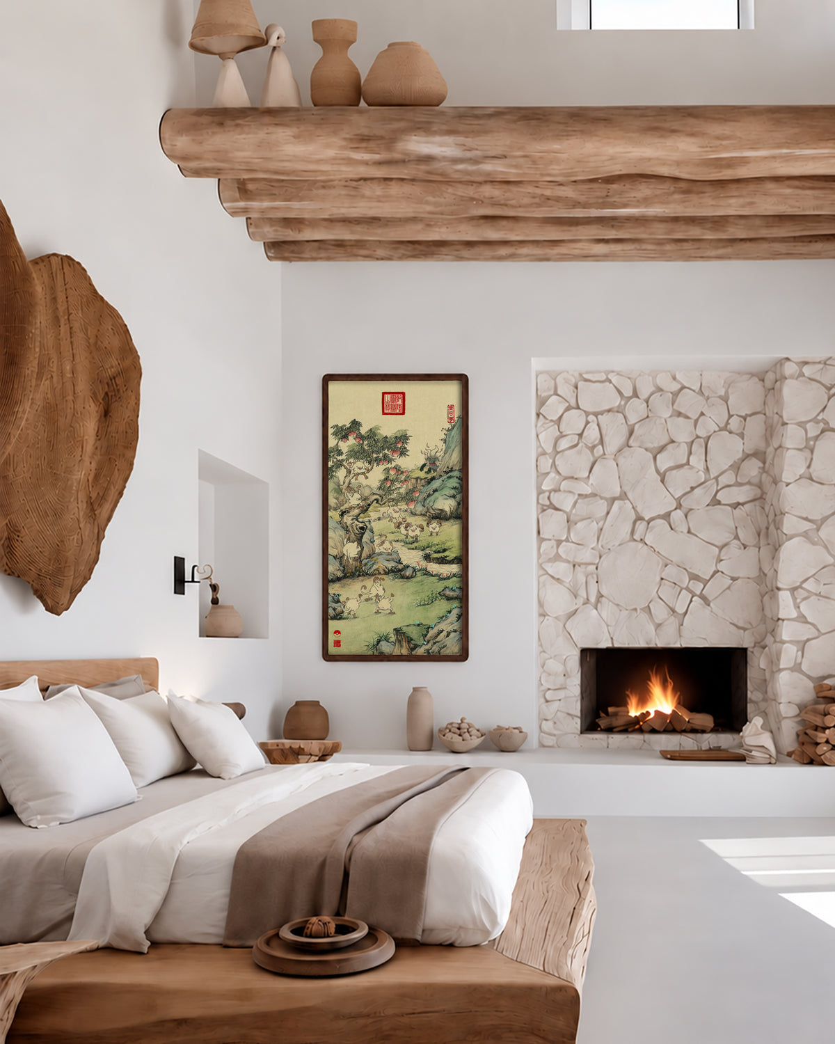 Paint No.21 — large solid wood frame in a room