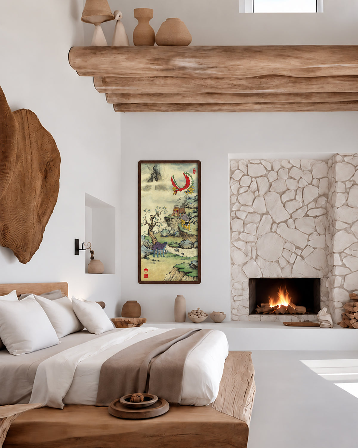 Paint No.24 — large solid wood frame in a room