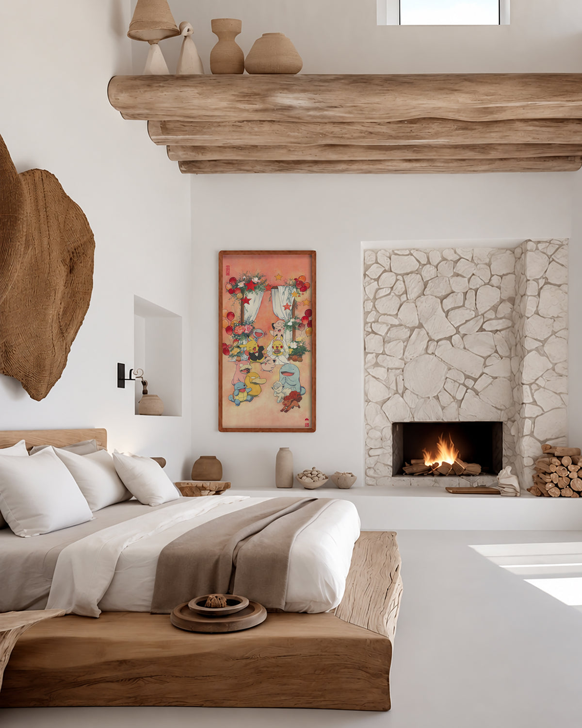 Paint No.36 — large solid wood frame in a room
